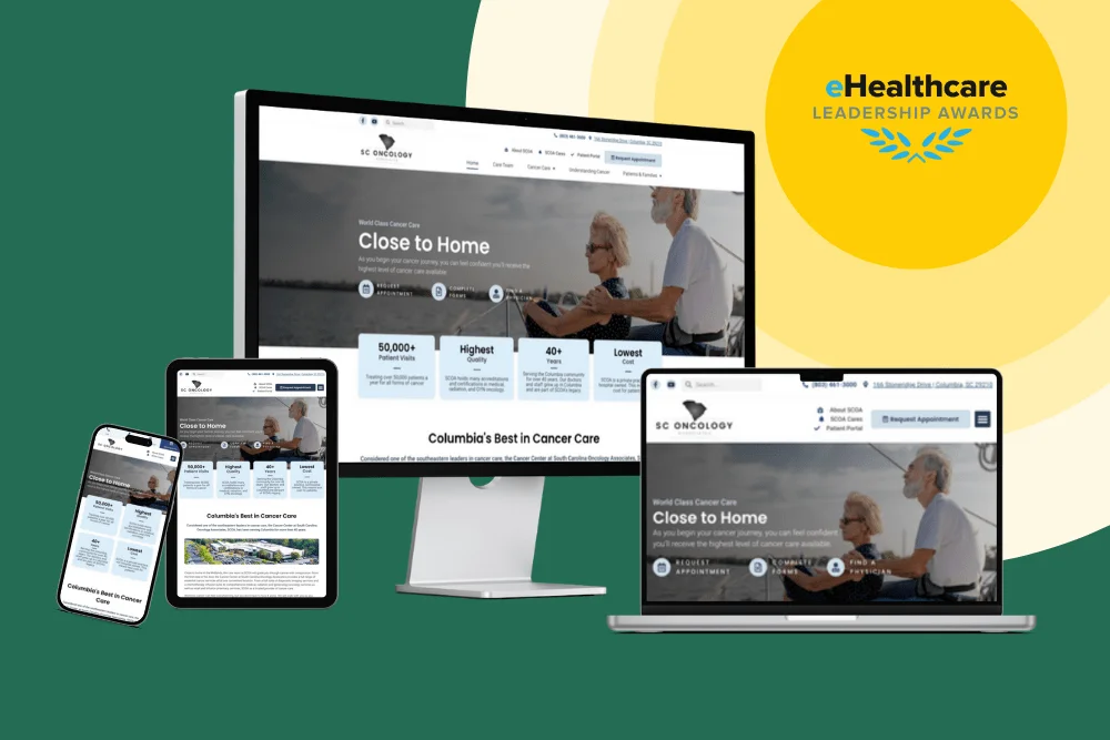 South Carolina Oncology Associates Gold Winner Best Website