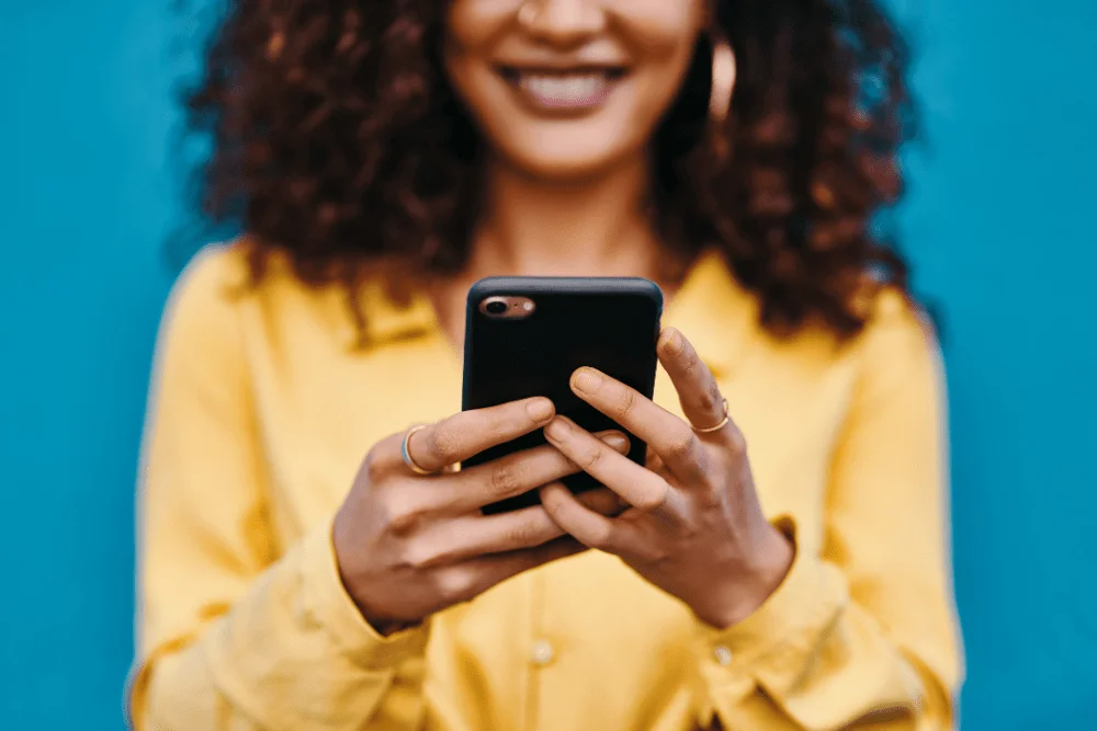 Patient looking at their physician’s social media page